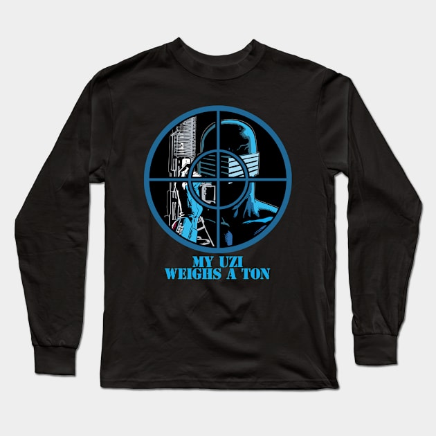 My UZI Weighs a Ton RELOADED Long Sleeve T-Shirt by DIGABLETEEZ